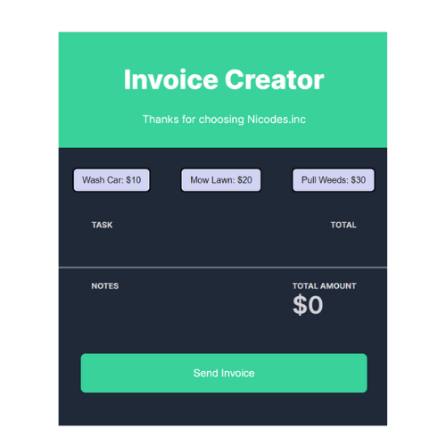 Invoice Creator